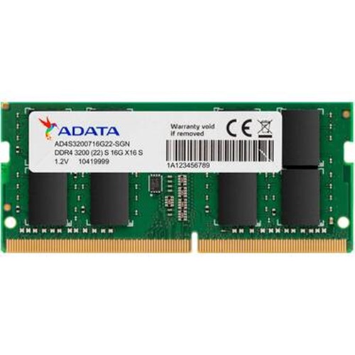 *Limits Apply, contact your AM* Adata AD4S32008G22-SGN, SODIMM DDR4, 8GB(1x8GB), 3200MHz, CL22, 1.2V, Limited Lifetime Warranty(Alternative CT8G4SFRA32A)