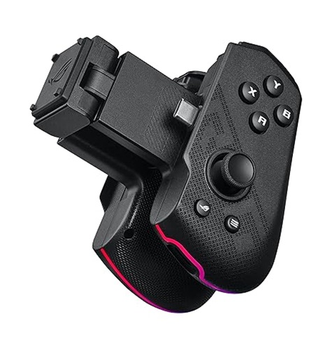 ASUS ROG Tessen, Mobile RGB Gaming Controller, Wired, Android, 191.5 x 92 x 40mm (When folded: 94 x 92 x 85mm), 136gm, USB-C, 2 Year Limited warranty