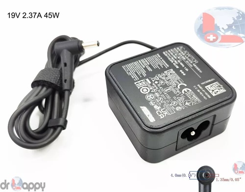 ASUS A556UQ-A556UR, AC ADAPTOR, 45W, 19V, 2.37A,  4mm x 1.35mm, 1 Year Warranty