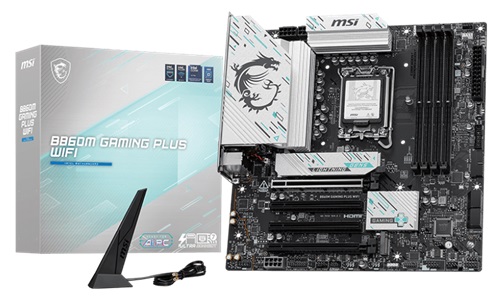 MSI B860M GAMING PLUS WIFI Micro ATX, Intel LGA 1851, GbE LAN