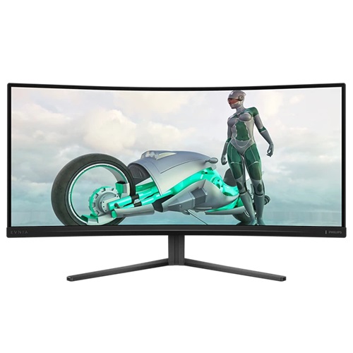 Philips Evnia 34M2C3500L, 34", Curved Gaming, WLED, VA, WQHD(3440 x 1440), 21:9, 1ms, Adaptive Sync, 180Hz, HDMI 2.0 x 2, DisplayPort 1.2 x 1, Tilt, 3 Year Warranty