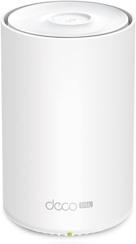 TP-Link Deco X50-DSL(1-pack) AX3000 VDSL Whole Home Mesh WiFi 6 Router, 574 Mbps at 2.4 GHz + 2402 Mbps at 5 GHz, VDSL Profile 35b 350/60 Mbps, 3Year Warranty