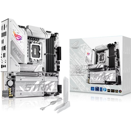 Asus ROG STRIX B860-G GAMING WIFI, Micro ATX, Intel LGA 1851, 4xDDR5, 4xM.2, 4xSATA 6Gb/s, RAID, 1xHDMI, 1xDP, 1xIntel 2.5Gb Ethernet, Wi-Fi 7+Bluetooth, 2xUSB-C, 4xUSB-A, 4xUSB2.0, 1xTB4