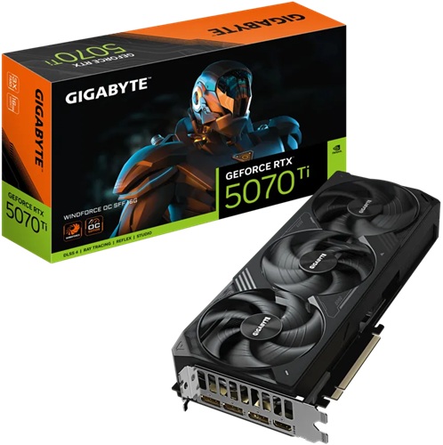 Gigabyte 16GB GDDR7, Cuda Core: 8960, PSU: 750W, PCIe5.0