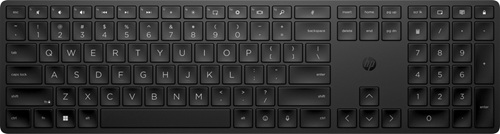 HP 4R177AA, 455 Programmable Wireless Keyboard, USB, Adjustable Legs, Black, 1 Year Warranty
