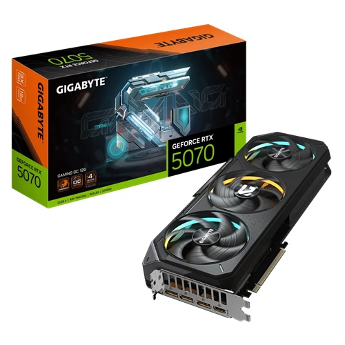 Gigabyte Nvidia GeForce RTX™ 5070 GAMING OC, 12GB GDDR7