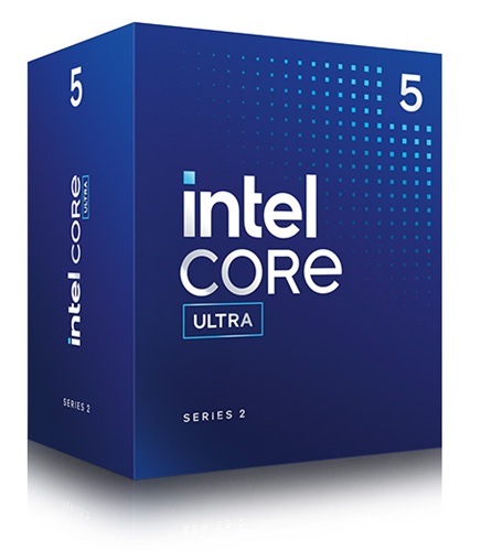 Intel BX80768225, Intel Core Ultra 5-225, LGA 1851 Socket, Deca Core, 10 Threads, Base: 2.70GHz, Turbo: 4.90GHz, Cache: 20MB, TDP: 65W, 3 Year Warranty