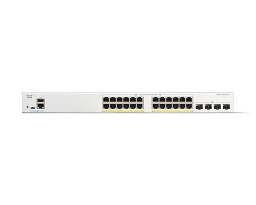 Cisco C1300-24FP-4X, Catalyst 1300 24 Port GE, Full PoE 4x10G SFP+, Managed Switch, Limited Lifetime Warranty