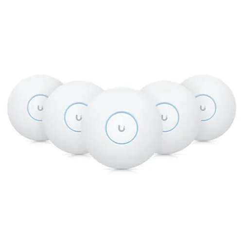 Ubiquiti U7-PRO-5, UniFi WiFi 7 Access Point, 5 Pack ,Ceiling-mount, 6GHz Support, 2.5 GbE Uplink, 9.3 Gbps Over-the-air Speed, PoE+ Power, 300+ Connect Device, 1 Year Warranty