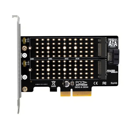 Simplecom EC412v2, NVMe and SATA M.2 SSD to PCIe x4 Expansion Card, 1 Year Warranty