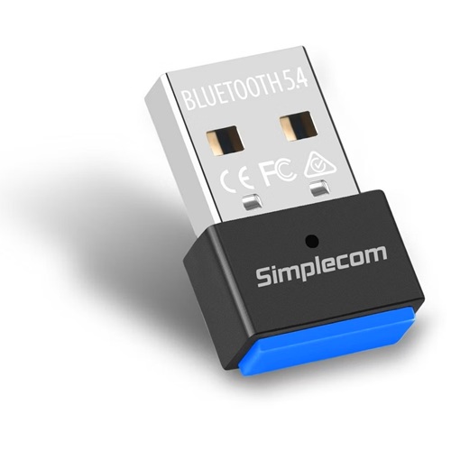 Simplecom NB540, USB Bluetooth 5.4 Adapter Wireless Dongle, 1 Year Warranty