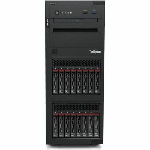 Lenovo 7DCEA01DAU, ThinkSystem ST250 V3, Intel Xeon E-2478, 16GB TruDDR5 RAM, Drive Bays: 2.5"(0/8), Hot Swappable, RAID, Tower, 800W(1/2), 3 Year Onsite Warranty