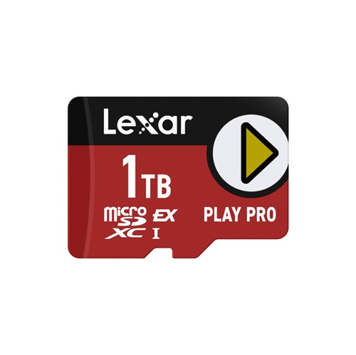 *Limits Apply, contact your AM* Lexar LMSXPS0001T-BNNNG, Play Pro, 1TB, MicroSD Express, Read Speed: up to 900MB/s, Write Speed: 600MB/s, Limited Lifetime Warranty