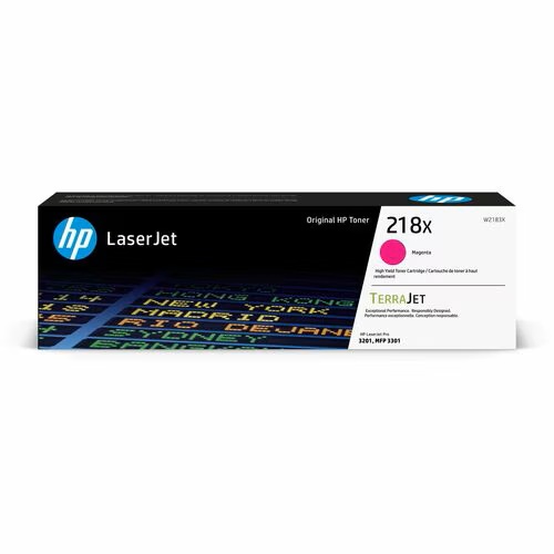 HP W2183X, 218X LaserJet Toner Cartridge, Page Yield :2500 Pages, Magenta, 1 Year Warranty