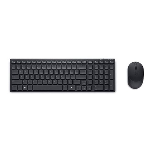 Dell 580-BBZH, Silent Wireless Bluetooth Keyboard and Mouse KM555, Black, 3 Year Warranty