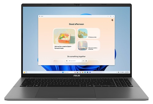 Asus M3607HA-RP003W, 16" WUXGA Screen (IR-Webcam), AMD Ryzen 7-260, 16GB DDR5 RAM, 1TB NVMe SSD, Wireless AX+Bluetooth, Windows 11 Home, Matte Grey, 1 Year Warranty