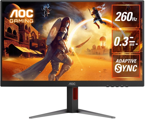 AOC 27" QHD IPS Gaming Monitor, 2560×1440, 16:9, 0.3ms, 260Hz
