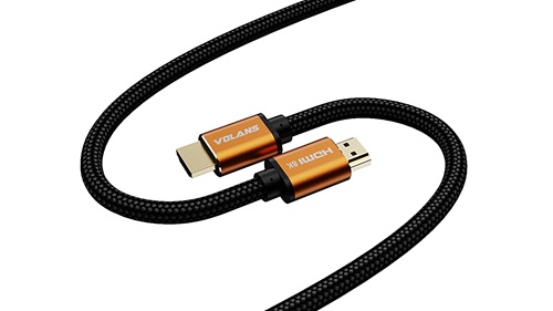 Volans VL-HH810, 10m Ultra 8K HDMI to HDMI Cable V2.1, Supports Video Resolution up to 8K@60hz and 4K@144Hz, 48Gbps Bandwidth, CEC, HDMI Ethernet Channel and eARC, Graphene Shielding, 1 Year Warranty