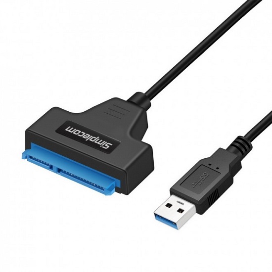 Simplecom SA128 USB 3.0 to SATA Adapter Cable 50CM for 2.5" SSD/HDD,1 Year
