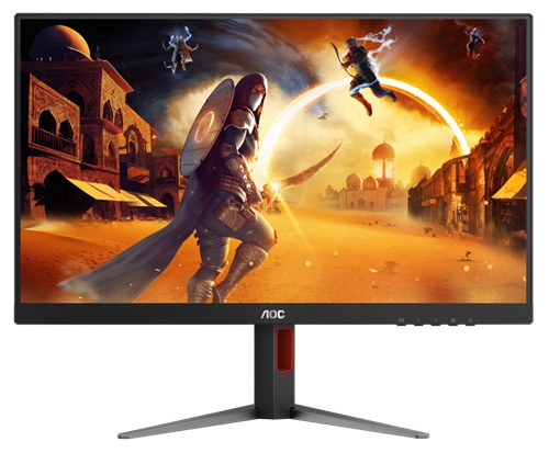 AOC Q27G4-P, 27" QHD IPS Gaming Monitor, 2560x1440, 16:9, 1ms, 180Hz, Free Sync, 1xHDMI, 1xDP, VESA, Height Adjustable, Pivot, Swivel, Tilt, 3 Year Warranty