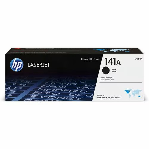 HP W1410A, 141A Black Original LaserJet Toner Cartridge, Print Yield: 950 Page, 1 Year Warranty