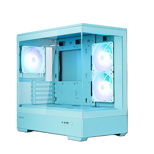 Zalman P30 MINT V2, Mini Tower, Tempered Glass, Drive Bays: 2 x Combo Bay (3.5“ or 2.5”), Expansion Slot: 5, Fan: 120mm, Motherboard Support mATX / Mini-ITX, 1 Year Warranty