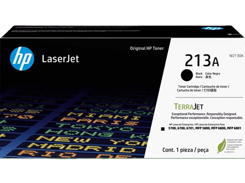 HP W2130A, 213A Black LaserJet Toner Cartridge