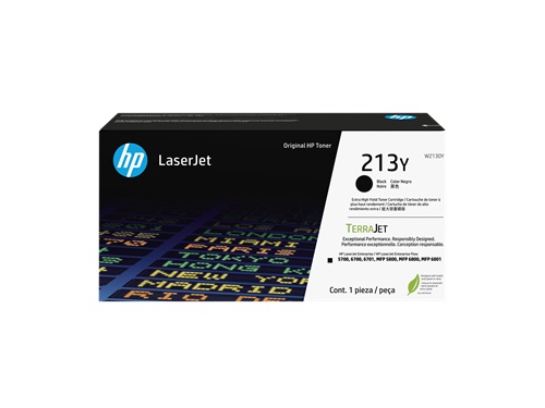 HP W2130Y, 213Y Original LaserJet Toner Cartridge, Black, 1 Year Warranty