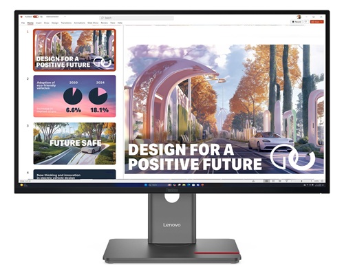 Lenovo ThinkVision P27QD-40, 27" IPS QHD Monitor, 2560x1440, 16:9, 4ms