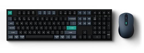 Keychron KBKCKCBD2, B36 Silent Keyboard and BM25 Silent Mouse Wireless Combo,  Keyboard: 100% Full Key Layout, Tri-mode (2.4GHz/5.2/Wired USB-C), Up to 320Hrs Battery Life, Mac/Windows Switch, Mouse: 400-2400 DPI, PAW3212 Sensor, Tri-mode (2.4GHz/BT 5.2/W