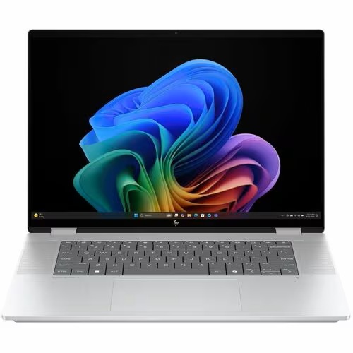 HP BD5R0PA, OmniBook X FlipNGAI, 16" WUXGA Touch Screen (IR-Webcam), Intel Core Ultra 5-226V, 16GB DDR5 RAM, 512GB NVMe SSD, Wi-Fi 7+Bluetooth, Windows 11 Home (Copilot+PC), Glacier Silver