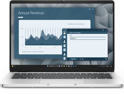 Dell BTO601_PC14255_AU, Pro 14, 14" FHD+ Screen (IR-Webcam), AMD Ryzen 5 Pro 340, 16GB DDR5 RAM, 512GB NVMe SSD, Wireless AX+Bluetooth, Windows 11 Pro (Copilot+PC), Platinum Silver, 1 Year Onsite Warranty