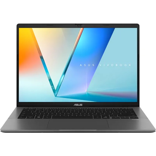 Asus M3407HA-SF062W, Vivobook S14, 14" WUXGA Screen (IR-Webcam), AMD Ryzen 7-260, 16GB DDR5 RAM, 1TB NVMe SSD, Wireless AX+Bluetooth, Windows 11 Home, Matte Gray, 1 Year Warranty