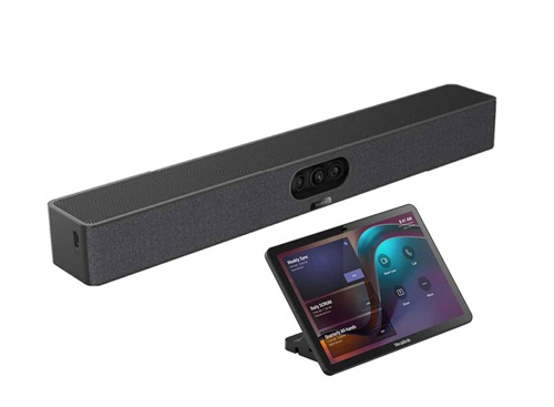 Yealink A25-031, All-in-One Android Video Collaboration Bar for Focus & Huddle Rooms, Power Adapter, Wall Mount Bracket, Cables, 1x CTP25, 1 Year Warranty