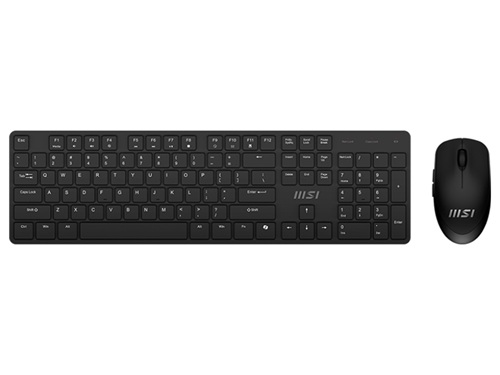 MS FORGE K200 W COMBO US, FORGE K200 Keyboard & Mouse Combo, Wireless Dongle, Upto 440HRS, Black
