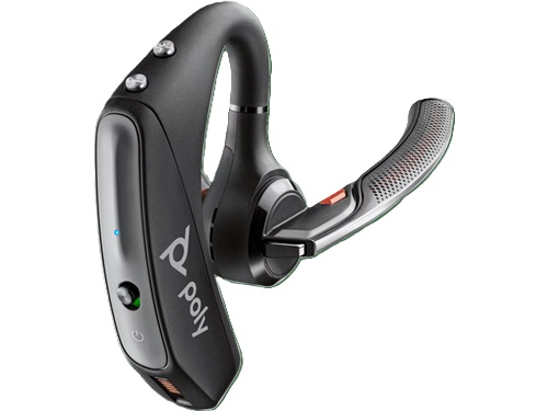 HP 7K2E1AA, Poly Voyager 5200 UC USB-A Headset +BT600 Dongle TAA, 2 Year Warranty