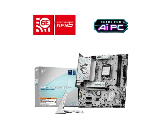 MSI PRO H810M-GAMING WIFI6E Micro ATX, Intel LGA 1851, 5G LAN