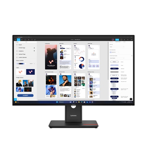 Lenovo 64B0GAR1AU, ThinkVision T32UD-40, 31.5" WLED IPS UHD Monitor, 3840x2160, 16:9, 1ms, 60Hz, 1xHDMI, 1xDP, USB-C, Ethernet, VESA, Height Adjustable, Swivel, Pivot, Tilt, 3 Year Warranty