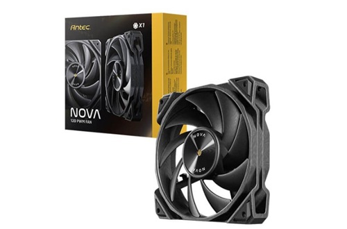 Antec Nova 120, PWM 3 Phase Speed Controller. Low Power, High Heat Dissipation, Low Noise Ultimate Fan, Size: 120mm, Airflow: 95.32CFM, Noise Level: 35.87dB(A), 5 Year Warranty