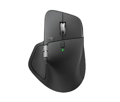 Logitech 910-007565, MX Master 4 Wireless Mouse, 10m Range, Connectivity: Bluetooth, USB Type-C, Graphite, 1 Year Warranty