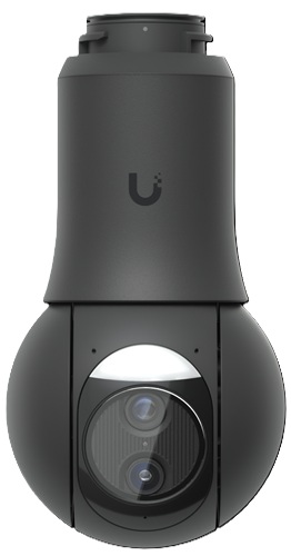 Ubiquiti UVC-G6-PTZ-B, IP Camera, 8MP/4K, up to 30m IR Night Vision Distance, 1xFast Ethernet Port, Rated IP66 and IK04, Pan, Tilt, and Zoom Functions, Black, 1 Year Warranty