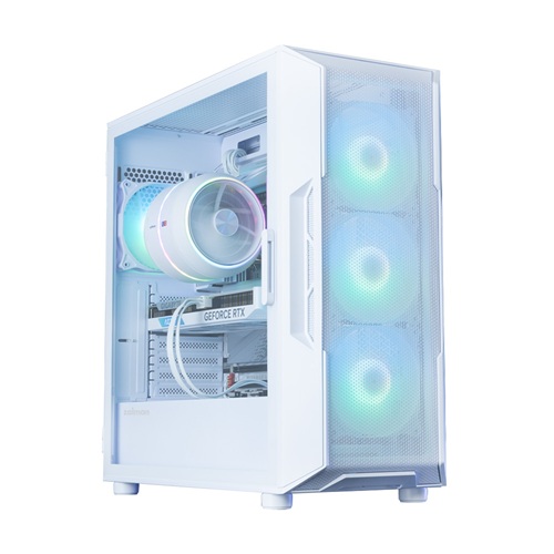 Zalman I3 NEO ARGB V2 WHITE, ATX, Mid Tower, Tempered Glass, Drive Bays: 2xCombo (3.5" or 2.5", 1xToolless), 1xSSD(2.5“), Expansion Slot: 7, Fan Size: 120mm, Compatible: ATX / mATX / Mini-ITX, ARGB, 1 Year Warranty