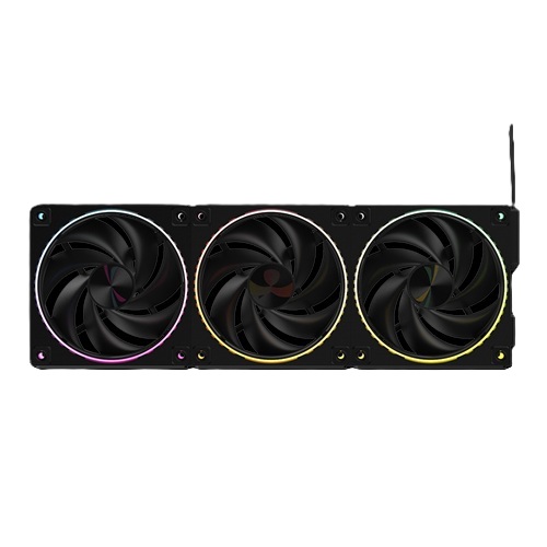 Zalman ZM-DF120 A3 BLACK, ARGB Fan:120mm Daisy Chain, PWM, Air Flow: 70.1CFM, Noise Level: 34.5dBA, Pack of Three, 1 Year Warranty