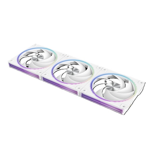 Zalman ZM-DF120 A3 WHITE, ARGB Fan:120mm Daisy Chain, PWM, Air Flow: 70.1CFM, Noise Level: 34.5dBA, Pack of Three, 1 Year Warranty