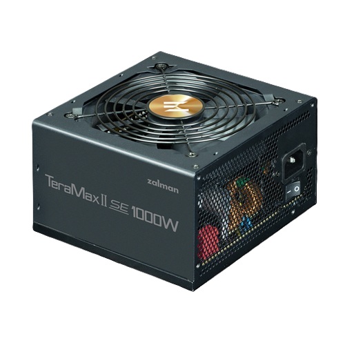 Zalman ZM1000-TMX2SE, TeraMax2SE, 1000W, 80 Plus Gold, Fully Modular, Fan Size: 120mm, ATX, 7 Year Warranty