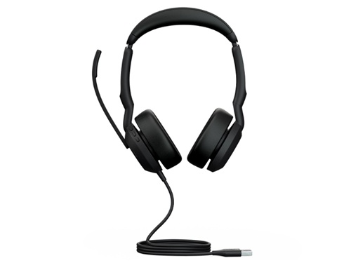 JABRA CORDED EVOLVE2 50 MS STEREO ANC HEADSET, USB-C/A WITH BLUETOOTH (REQ USB CONNECTION)