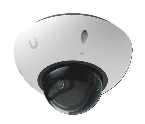 Ubiquiti UVC-G6-DOME-W, G6 Dome, All-weather, Vandal-proof 4K PoE Camera,1/1.8 8MP Image Sensor, Multi-TOPS AI Engine, Long-range IR NightVision, White, 1 Year Warranty