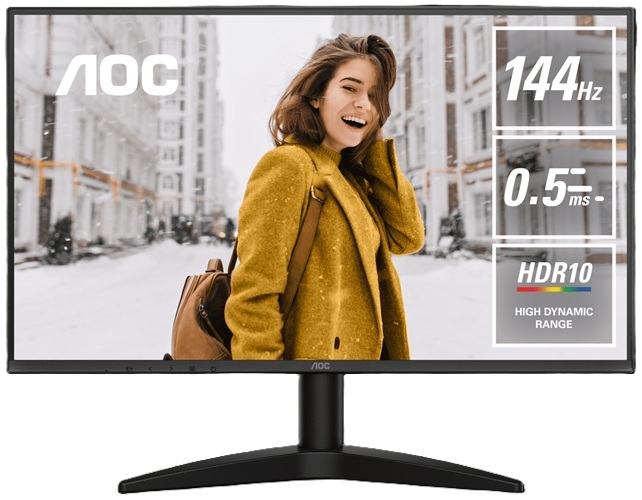 *Sale Till 26th April 2026* AOC Q27B36X, 27" QHD IPS Monitor, 2560x1440, 16:9, 0.5ms, 144Hz, 1xHDMI, 1xDP, VESA, Tilt, 3 Year Warranty