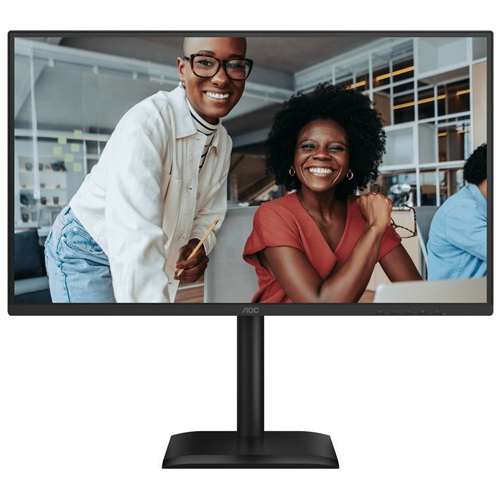 AOC 27E4UJ, 27" FHD IPS Monitor, 1920x1080, 16:9, 1ms, 120Hz, Adaptive Sync, 1xHDMI, 1xDP. 1xVGA, Speakers, USB, VESA, Height Adjustable, Swivel, Pivot, Tilt, 3 Year Warranty