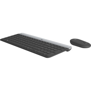 Logitech 920-009182, MK470 Slim Wireless Keyboard and Mouse Combo, Black, 1 Year